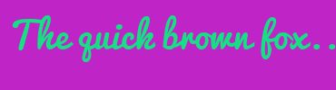 Image with Font Color 18DE85 and Background Color BF24C7